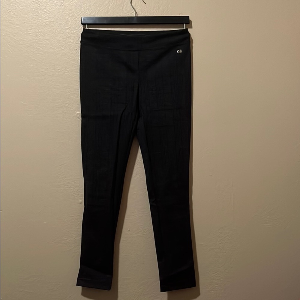 Black and Dark Grey Plaid Calvin Klein Pants